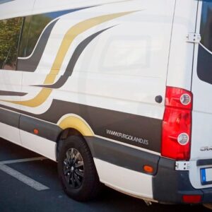 Decoración furgo camper Crafter, Sprinter