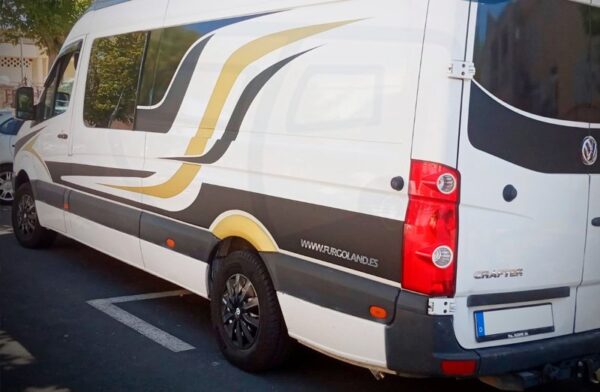 Decoración furgo camper Crafter, Sprinter