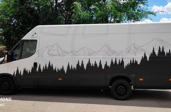 Decoración furgo camper Daily