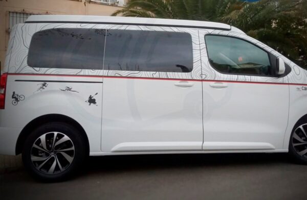 Decoración camper Spacetourer - Jumpy -Traveller - Expert - Proace - Vivaro.