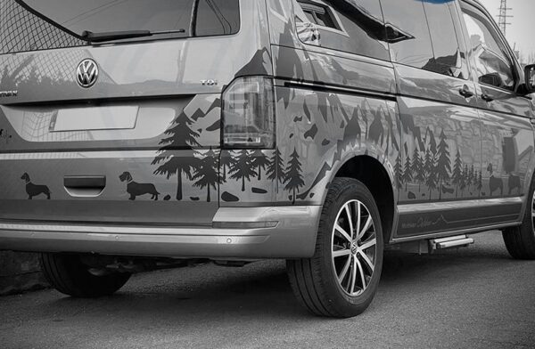 Decoración furgo camper Volkswagen T5