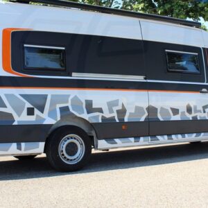Decoración furgo camper Crafter, MAN TGE