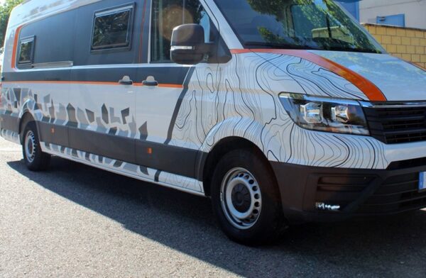 Decoración furgo camper Crafter, MAN TGE