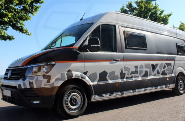 Decoración furgo camper Crafter, MAN TGE