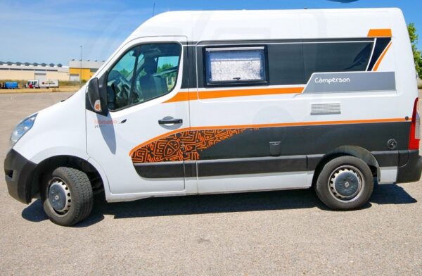 Decoración furgo camper Renault Master l1h2