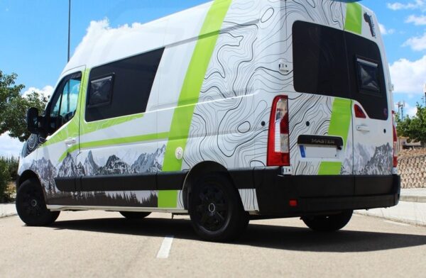 Decoración furgo camper Renault Master l2h2