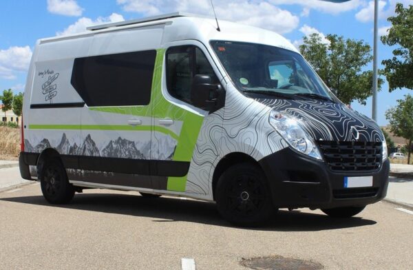 Decoración furgo camper Renault Master l2h2