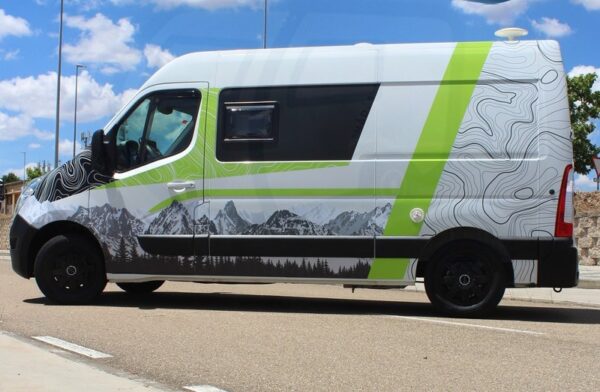 Decoración furgo camper Renault Master l2h2