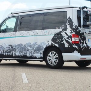 Decoración furgo camper Volkswagen T5