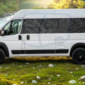 Vinilos para Furgo Camper a Medida | Curvas de nivel